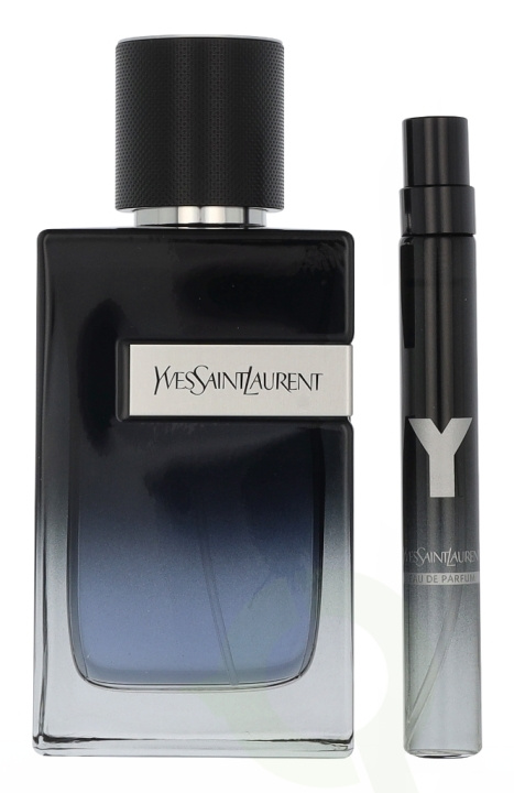 Yves Saint Laurent YSL Y Giftset 110 ml Edp Spray 100 ml/Edp Travel Spray 10 ml i gruppen SKÖNHET & HÄLSA / Doft & Parfym / Parfym / Parfymboxar hos TP E-commerce Nordic AB (D25541)