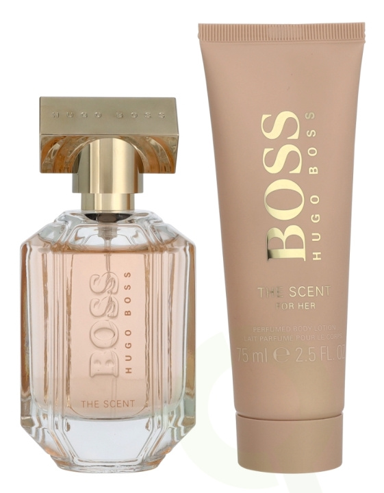 Hugo Boss The Scent For Her Giftset 125 ml Edp Spray 50ml/Body Lotion 75ml i gruppen SKÖNHET & HÄLSA / Doft & Parfym / Parfym / Parfym för henne hos TP E-commerce Nordic AB (D25566)