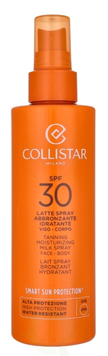 Collistar Tanning Moisturizing Milk Spray Face-Body SPF30 200 ml i gruppen SKÖNHET & HÄLSA / Hudvård / Solskydd & Tanning / Solskydd hos TP E-commerce Nordic AB (D25588)