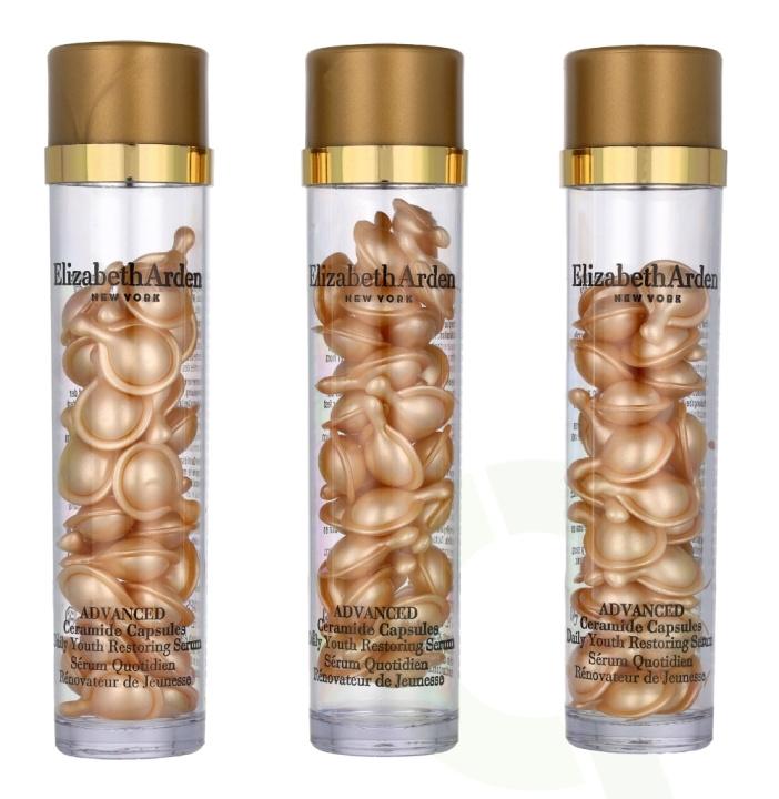 Elizabeth Arden E.Arden Advanced Ceramide Capsules Face 42 ml 3x30 Pcs-Daily Youth Restoring Serum i gruppen SKÖNHET & HÄLSA / Hudvård / Ansiktsvård / Serum Hud hos TP E-commerce Nordic AB (D25683)