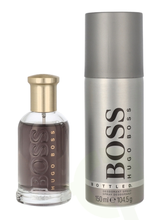 Hugo Boss Bottled Giftset 200 ml Edp Spray 50ml/Deodorant Spray 150ml i gruppen SKÖNHET & HÄLSA / Doft & Parfym / Parfym / Parfymboxar hos TP E-commerce Nordic AB (D25694)