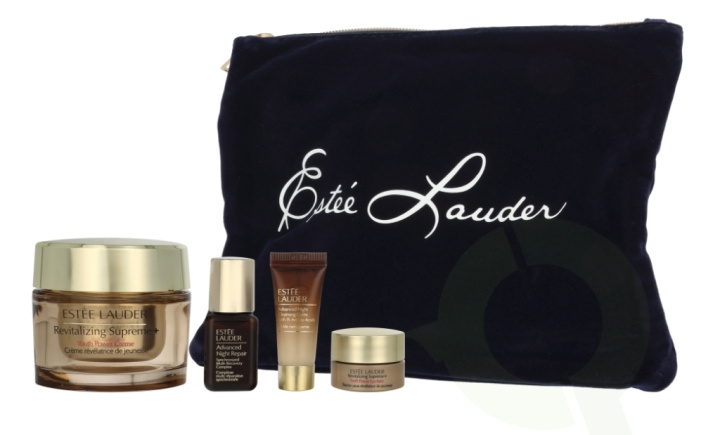 Estee Lauder Revitalizing Supreme Plus Set 65 ml Youth Power Cream 50ml/Serum 7ml/Eye Balm 3ml/Night Cream 5ml i gruppen SKÖNHET & HÄLSA / Presentkit / Presentkit För Henne hos TP E-commerce Nordic AB (D25705)