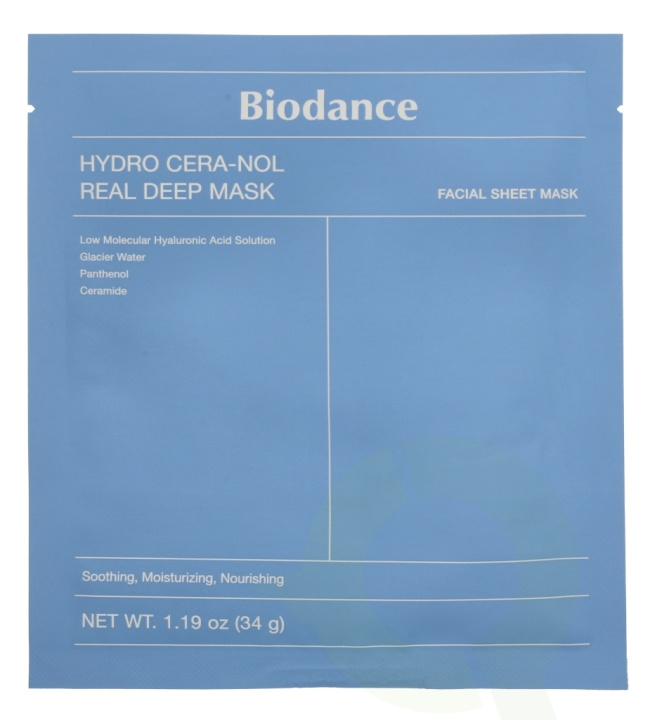 Biodance Hydro Cera-Nol Real Deep Mask 34 g 4 Pieces i gruppen SKÖNHET & HÄLSA / Hudvård / Ansiktsvård / Masker hos TP E-commerce Nordic AB (D25707)