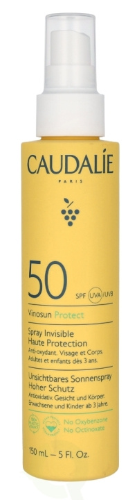 Caudalie Vinosun Protect Invisible High Protect. Spray SPF50 150 ml i gruppen SKÖNHET & HÄLSA / Hudvård / Solskydd & Tanning / Solskydd hos TP E-commerce Nordic AB (D25734)