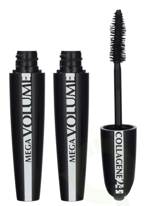 L\'Oreal Mega Volume Collagene Mascara Duo Set 18 ml 2x9ml i gruppen SKÖNHET & HÄLSA / Makeup / Ögon & Ögonbryn / Mascara hos TP E-commerce Nordic AB (D25740)