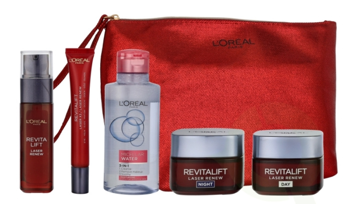L\'Oreal Revitalift Laser Renew Routine Set 240 ml Day Cream 50ml/Night Cream 50ml/Micellar Water 95ml/Eye Cream 15ml/Serum 30ml i gruppen SKÖNHET & HÄLSA / Hudvård / Ansiktsvård / Dagkräm hos TP E-commerce Nordic AB (D25742)