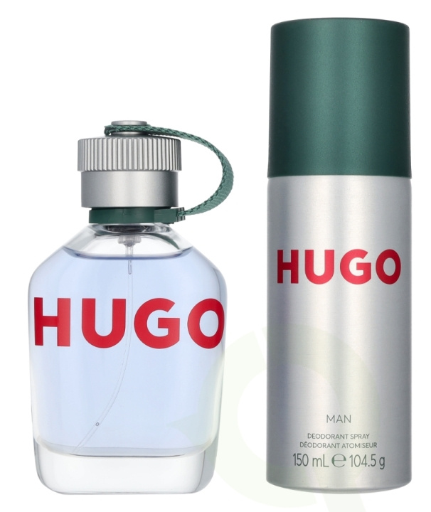 Hugo Boss Hugo Man Giftset 225 ml Edt Spray 75ml/Deodorant Spray 150ml i gruppen SKÖNHET & HÄLSA / Doft & Parfym / Parfym / Parfymboxar hos TP E-commerce Nordic AB (D25750)