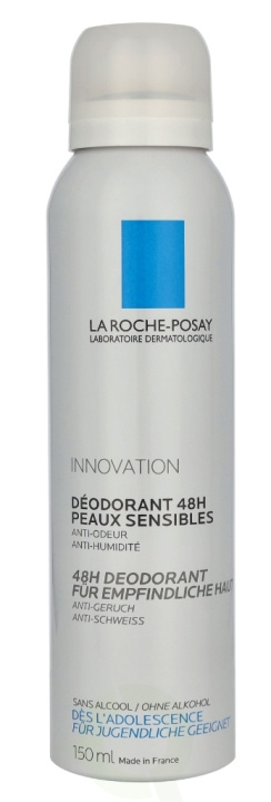La Roche LRP Physiological 48HR Deodorant Spray 150 ml Sensitive Skin i gruppen SKÖNHET & HÄLSA / Doft & Parfym / Deodorant / Deo för henne hos TP E-commerce Nordic AB (D25756)