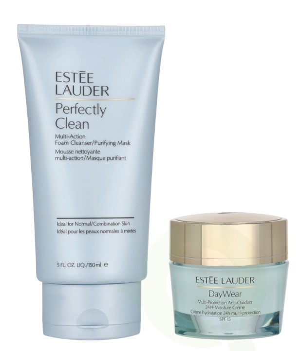 Estee Lauder DayWear Spring Set 200 ml DayWear Multi-Protection Anti-Oxidant 24H-Moisture Creme SPF15 50ml/Perfectly Clean Multi-Action Foam Cleanser/Moisture Mask 150ml i gruppen SKÖNHET & HÄLSA / Hudvård / Ansiktsvård / Dagkräm hos TP E-commerce Nordic AB (D25779)