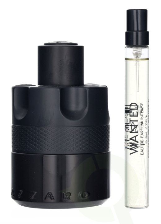 Azzaro The Most Wanted Giftset 60 ml Edp Spray 50ml/Edp Spray 10ml i gruppen SKÖNHET & HÄLSA / Doft & Parfym / Parfym / Parfym för honom hos TP E-commerce Nordic AB (D25782)