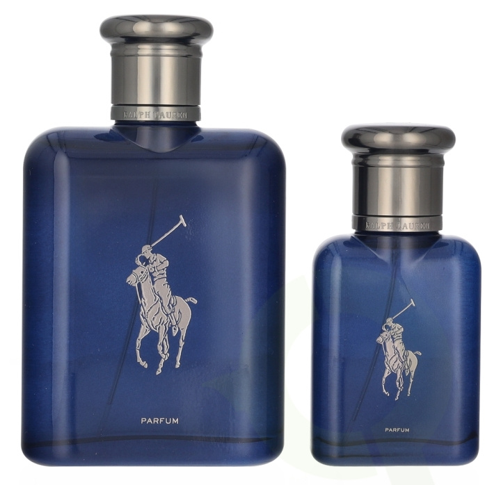Ralph Lauren Polo Blue Parfum Holiday Giftset 165 ml Edp Spray 125ml/Edp Spray 40ml i gruppen SKÖNHET & HÄLSA / Doft & Parfym / Parfym / Parfym för honom hos TP E-commerce Nordic AB (D25784)