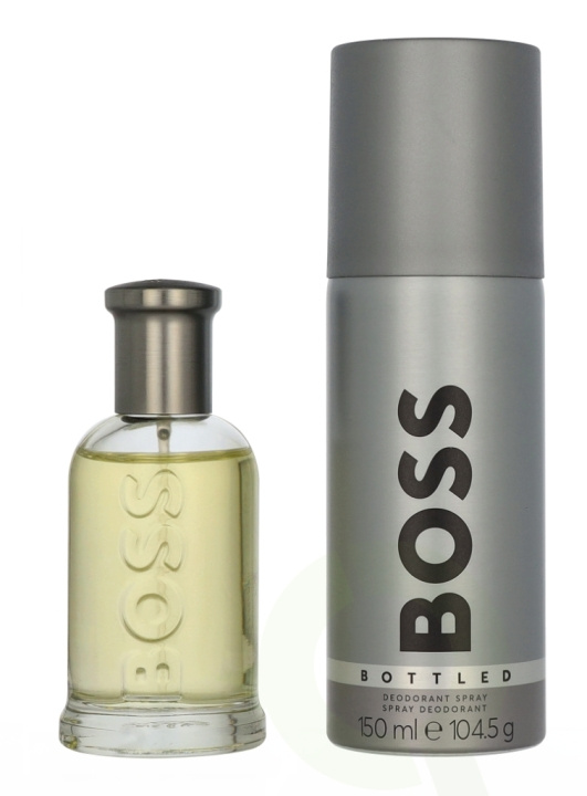 Hugo Boss Bottled Gitset 200 ml Edt Spray 50ml/Deodorant Spray 150ml i gruppen SKÖNHET & HÄLSA / Doft & Parfym / Parfym / Parfymboxar hos TP E-commerce Nordic AB (D25865)