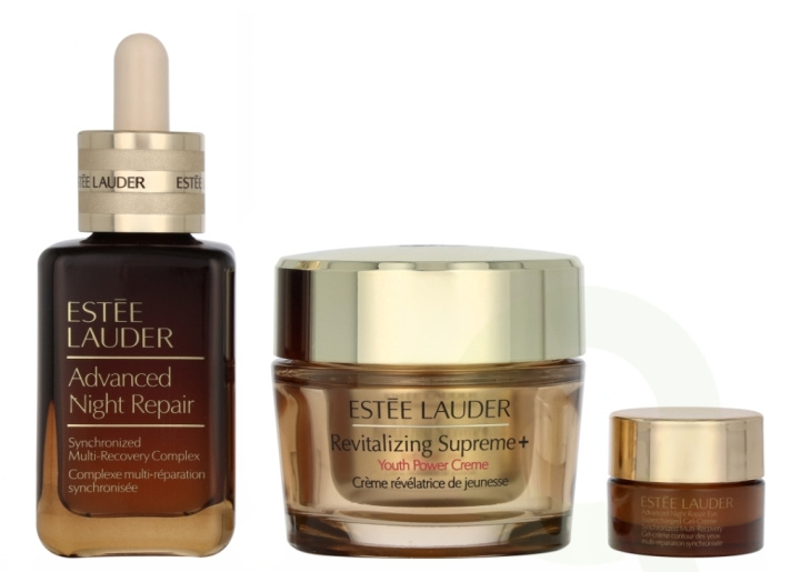 Estee Lauder Mixed Lines Face Care Set 105 ml Advanced Night Repair 50ml/Revitalizing Supreme + 50ml /Advanced Night Repair Eye 5ml i gruppen SKÖNHET & HÄLSA / Hudvård / Ansiktsvård hos TP E-commerce Nordic AB (D25883)