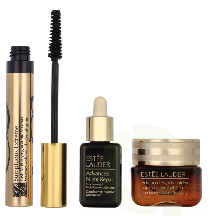 Estee Lauder Eye Transformers Repair Set 38 ml Advanced Night Repair Eye Supercharged Gel Creme 15ml/Advanced Night Repair 15ml/Sumptuous Mascara Extreme Black 8ml i gruppen SKÖNHET & HÄLSA / Presentkit / Presentkit För Henne hos TP E-commerce Nordic AB (D25935)