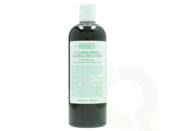 Kiehl\'s Cucumber Herbal Alcohol Free Toner 500 ml For All Skin Types i gruppen SKÖNHET & HÄLSA / Hudvård / Ansiktsvård / Ansiktsvatten & Facemist hos TP E-commerce Nordic AB (D25963)