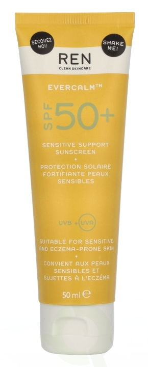 REN Evercalm Sensitive Support Sunscreen SPF50+ 50 ml i gruppen SKÖNHET & HÄLSA / Hudvård / Solskydd & Tanning / Solskydd hos TP E-commerce Nordic AB (D26043)