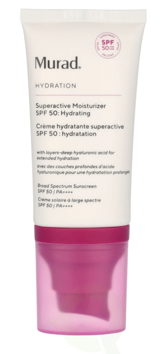 Murad Superactive Moisturiser Hydrating SPF50 50 ml i gruppen SKÖNHET & HÄLSA / Hudvård / Solskydd & Tanning / Solskydd hos TP E-commerce Nordic AB (D26065)