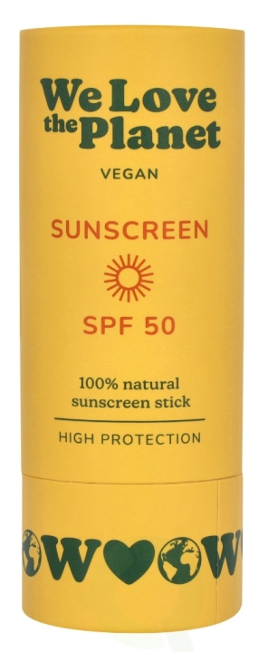 We Love The Planet Sunscreen Stick SPF50 40 g i gruppen SKÖNHET & HÄLSA / Hudvård / Solskydd & Tanning / Solskydd hos TP E-commerce Nordic AB (D26069)