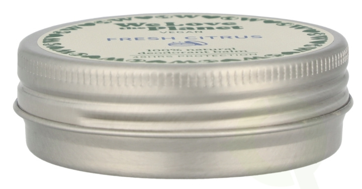 We Love The Planet Vegan Deodorant Balm 35 g Fresh Citrus i gruppen SKÖNHET & HÄLSA / Doft & Parfym / Deodorant hos TP E-commerce Nordic AB (D26076)