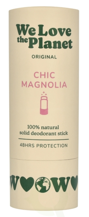 We Love The Planet Original Deodorant Stick 40 g Chic Magnolia i gruppen SKÖNHET & HÄLSA / Doft & Parfym / Deodorant hos TP E-commerce Nordic AB (D26078)