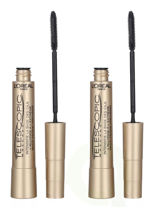 L\'Oreal Telescopic Mascara Duo Set 16 ml 2x8ml i gruppen SKÖNHET & HÄLSA / Makeup / Ögon & Ögonbryn / Mascara hos TP E-commerce Nordic AB (D26132)