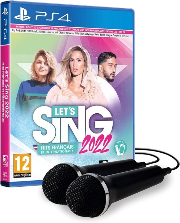 Let\'s Sing 2022 + 2 MIC. (FR/Multi in Game) (PS4) i gruppen HEMELEKTRONIK / Spelkonsoler & Tillbehör / Sony PlayStation 4 / Spel hos TP E-commerce Nordic AB (D26227)