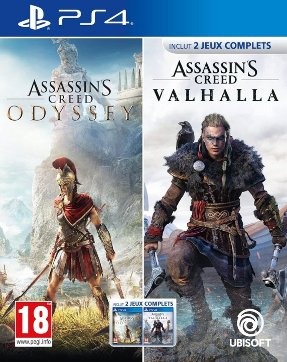 Assassin\'s Creed Odyssey + Valhalla (PS4) i gruppen HEMELEKTRONIK / Spelkonsoler & Tillbehör / Sony PlayStation 4 / Spel hos TP E-commerce Nordic AB (D26434)
