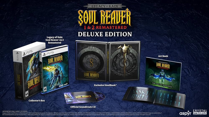 Legacy of Kain™ Soul Reaver 1&2 Remastered (Deluxe Edition) (PS5) i gruppen HEMELEKTRONIK / Spelkonsoler & Tillbehör / Sony PlayStation 5 / Spel hos TP E-commerce Nordic AB (D26452)
