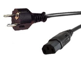 EURO Power Cable for Xbox 360 Slim (KETTLE LEAD) i gruppen HEMELEKTRONIK / Spelkonsoler & Tillbehör / Xbox 360 hos TP E-commerce Nordic AB (D26692)