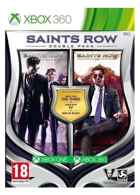 Saints Row Double Pack i gruppen HEMELEKTRONIK / Spelkonsoler & Tillbehör / Xbox 360 hos TP E-commerce Nordic AB (D26805)