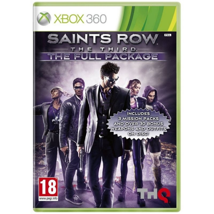 Saints Row The Third (The Full Package) (SPA/Multi in Game) i gruppen HEMELEKTRONIK / Spelkonsoler & Tillbehör / Xbox 360 hos TP E-commerce Nordic AB (D26806)