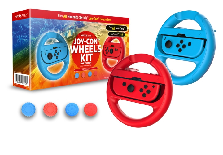 Maxx Tech Joy-Con hjul- och greppsats för Nintendo Switch 2/1 i gruppen HEMELEKTRONIK / Spelkonsoler & Tillbehör / Nintendo Switch 2 / Tillbehör hos TP E-commerce Nordic AB (D26856)
