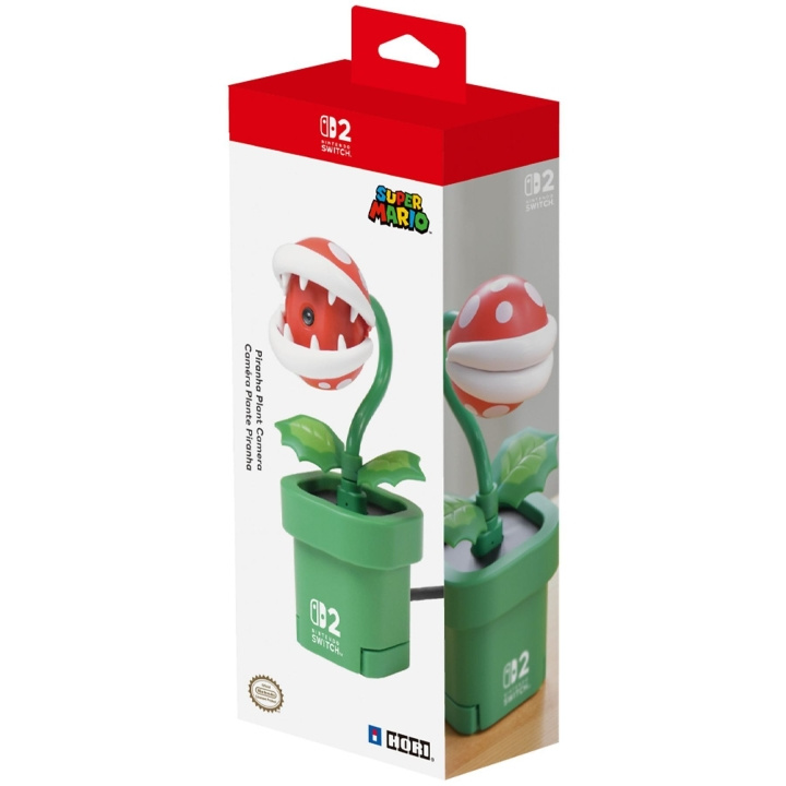 Hori Nintendo Switch 2 Piranha Plant-kamera i gruppen HEMELEKTRONIK / Spelkonsoler & Tillbehör / Nintendo Switch 2 / Tillbehör hos TP E-commerce Nordic AB (D26904)