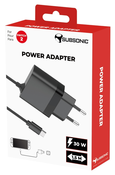 SuBsonic Laddning SWITCH 2 i gruppen HEMELEKTRONIK / Spelkonsoler & Tillbehör / Nintendo Switch 2 / Tillbehör hos TP E-commerce Nordic AB (D26922)