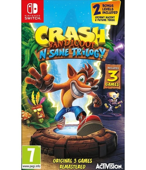 Crash Bandicoot - N\'Sane Trilogy Remastered (Switch) i gruppen HEMELEKTRONIK / Spelkonsoler & Tillbehör / Nintendo Switch / Spel hos TP E-commerce Nordic AB (D26956)