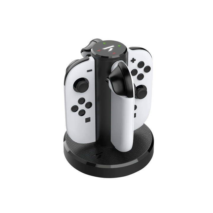 Stealth Magnetisk Quad-laddare - Switch 2 i gruppen HEMELEKTRONIK / Spelkonsoler & Tillbehör / Nintendo Switch 2 / Tillbehör hos TP E-commerce Nordic AB (D26970)