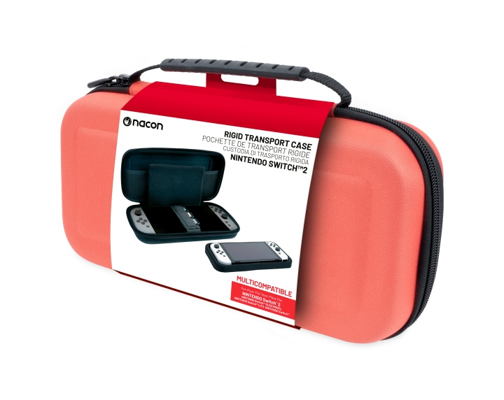 NACON Classic Taske L - Nintendo Switch 2 - Pastell Röd i gruppen HEMELEKTRONIK / Spelkonsoler & Tillbehör / Nintendo Switch 2 / Tillbehör hos TP E-commerce Nordic AB (D26989)