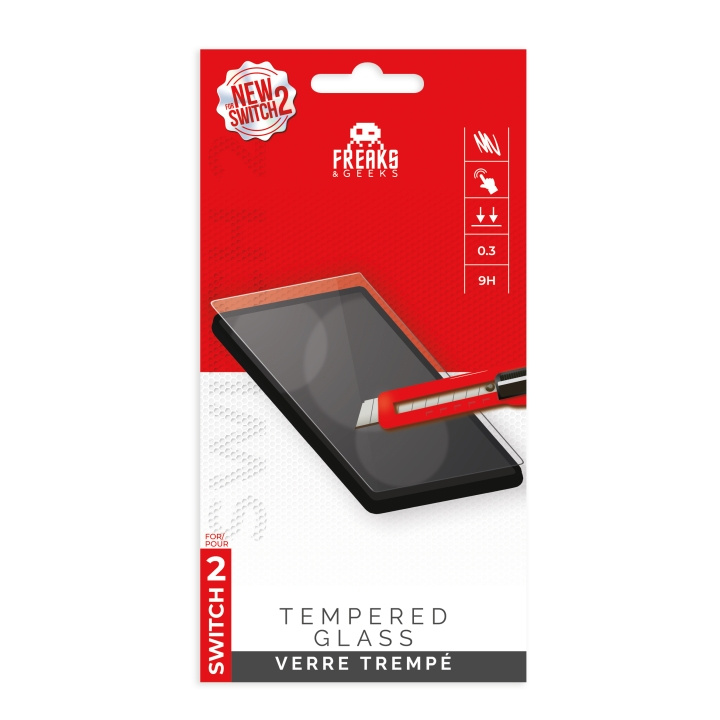 Trade Invaders Härdat glas - Switch 2 i gruppen HEMELEKTRONIK / Spelkonsoler & Tillbehör / Nintendo Switch 2 / Tillbehör hos TP E-commerce Nordic AB (D26994)