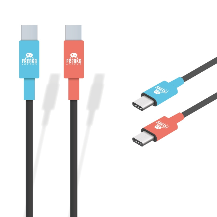 Trade Invaders Switch 2 laddningskabel - typ C till typ C (3m) i gruppen HEMELEKTRONIK / Spelkonsoler & Tillbehör / Nintendo Switch 2 / Tillbehör hos TP E-commerce Nordic AB (D26996)