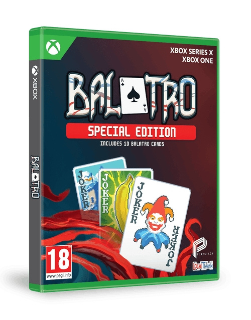 Balatro - Special Edtion (XseriesX) i gruppen HEMELEKTRONIK / Spelkonsoler & Tillbehör / Xbox Series X/S / Spel hos TP E-commerce Nordic AB (D27056)
