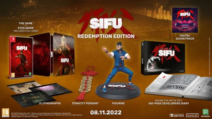 SIFU Redemption Edition (Collector\'s Edition) (Switch) i gruppen HEMELEKTRONIK / Spelkonsoler & Tillbehör / Nintendo Switch / Spel hos TP E-commerce Nordic AB (D27067)