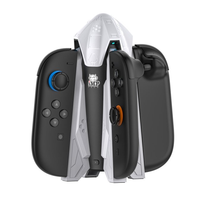iMP TECH iMP - Rocket Dock LED-laddare för Switch JoyCon 2 i gruppen HEMELEKTRONIK / Spelkonsoler & Tillbehör / Nintendo Switch 2 / Tillbehör hos TP E-commerce Nordic AB (D27076)