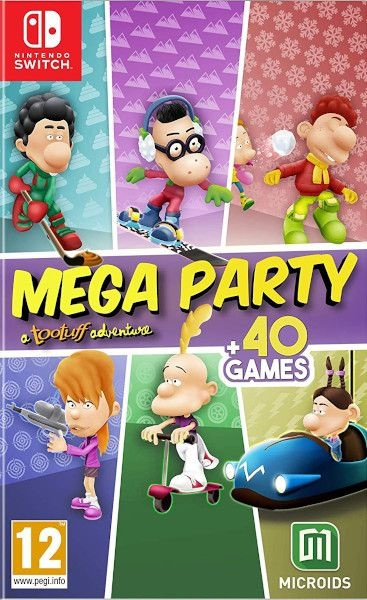 MEGA PARTY - a Tootuff Adventure (Switch) i gruppen HEMELEKTRONIK / Spelkonsoler & Tillbehör / Nintendo Switch / Spel hos TP E-commerce Nordic AB (D27103)
