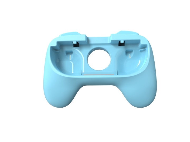 Oniverse Nsw2 Förpackning med 2 ergonomiska grepp - Orange/Blå i gruppen HEMELEKTRONIK / Spelkonsoler & Tillbehör / Nintendo Switch 2 / Tillbehör hos TP E-commerce Nordic AB (D27157)
