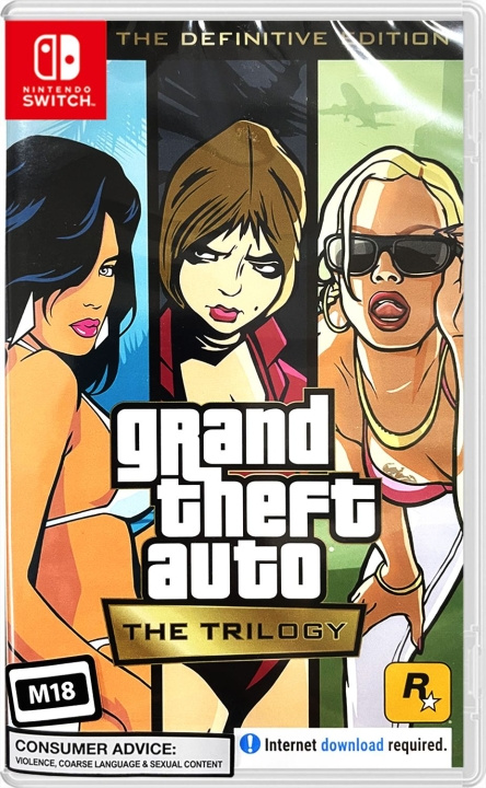 Grand Theft Auto: The Trilogy (The Definitive Edition) (Import) (Switch) i gruppen HEMELEKTRONIK / Spelkonsoler & Tillbehör / Nintendo Switch / Spel hos TP E-commerce Nordic AB (D27216)