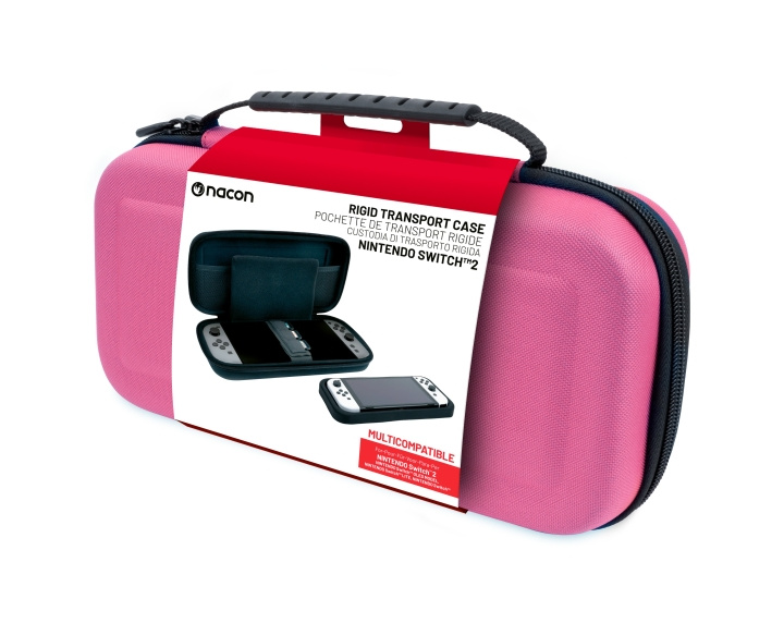 NACON Classic Väska L - Nintendo Switch 2 - Rosa i gruppen HEMELEKTRONIK / Spelkonsoler & Tillbehör / Nintendo Switch 2 / Tillbehör hos TP E-commerce Nordic AB (D27247)