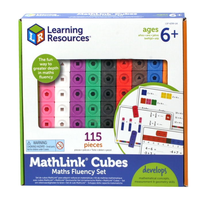 Learning Resources MathLink®-kuber - Set för flytande matematik (LSP4299-SCA) i gruppen LEKSAKER, BARN- & BABYPRODUKTER / Leksaker / Byggleksaker / Byggklossar & övriga byggleksaker hos TP E-commerce Nordic AB (D27527)