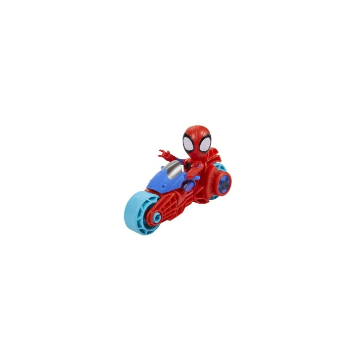 Disney Spidey and His Amazing Friends - Motorcycle & Spidey (F7459) i gruppen LEKSAKER, BARN- & BABYPRODUKTER / Leksaker / Leksaksbilar & andra fordon hos TP E-commerce Nordic AB (D27546)