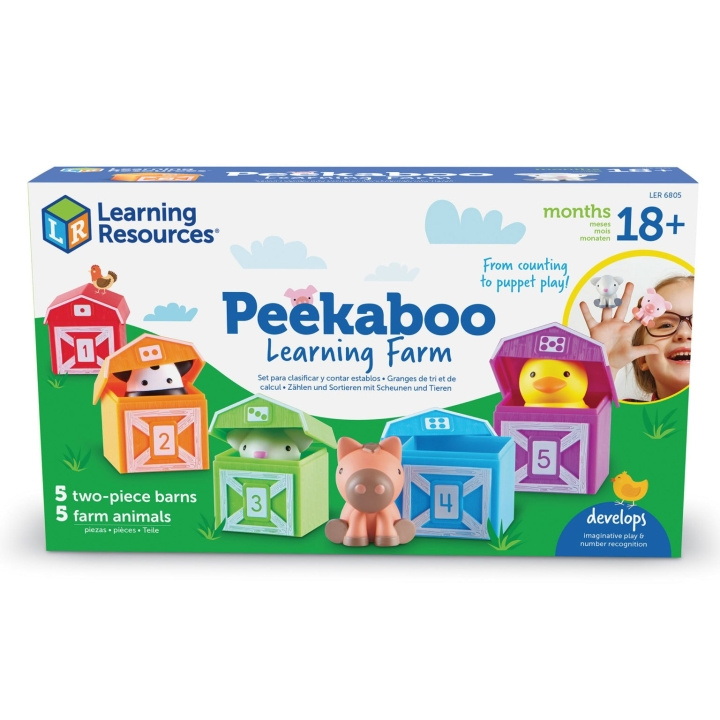 Learning Resources Peekaboo lärorik bondgård (LSP6805-SCA) i gruppen LEKSAKER, BARN- & BABYPRODUKTER / Babyleksaker / Aktivitetsleksaker hos TP E-commerce Nordic AB (D27550)