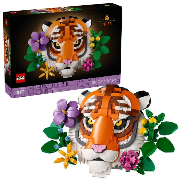 LEGO ART - Faunakollektionen - Tiger (31217) i gruppen LEKSAKER, BARN- & BABYPRODUKTER / Leksaker / Byggleksaker / Lego hos TP E-commerce Nordic AB (D27563)